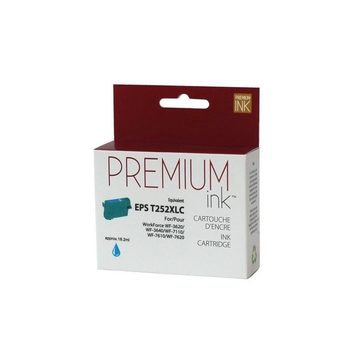 Preimum ink compatible T252XL Cyan