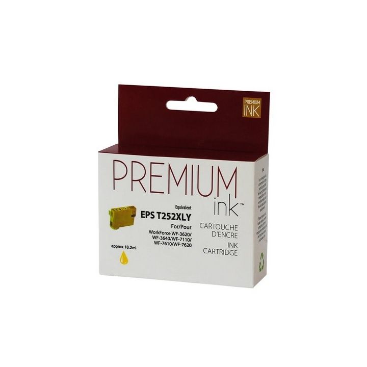 Premium ink compatible T252 XL Jaune