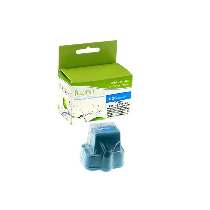 Fuzion compatible HP 02 cyan