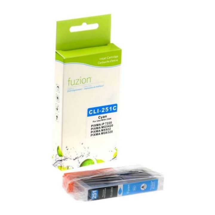Fuzion compatible Canon CLI-251 XL cyan