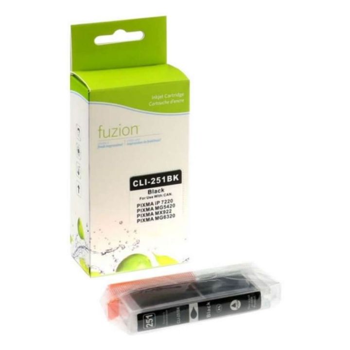 Fuzion compatible Canon CLI-251 XL noir