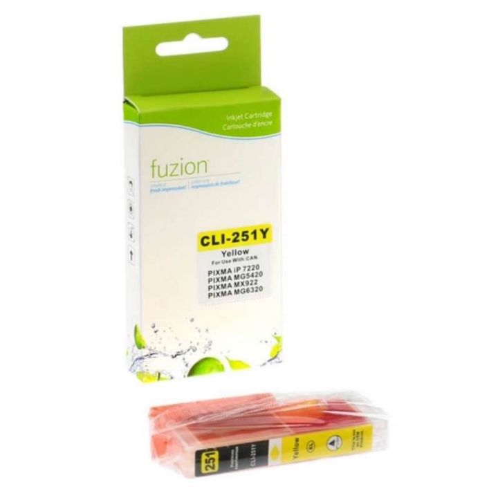 Fuzion compatible Canon CLI-250 XL jaune