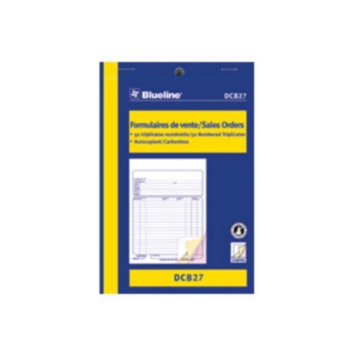 Formulaire  de vente DCB27 - 3 copies