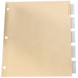 Index (5) lettre onglet clair