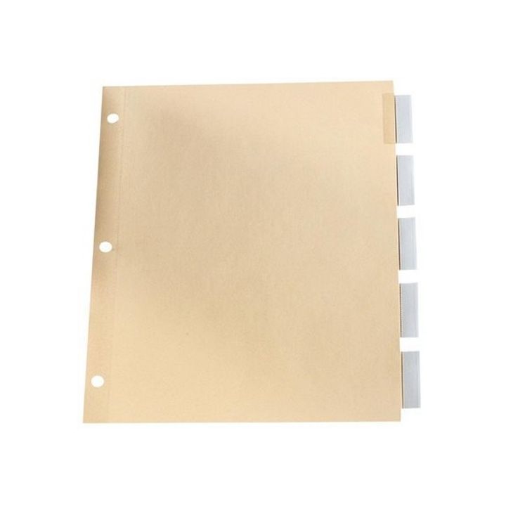 Index (5) lettre onglet clair