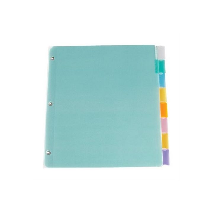 Index poly (8) lettre de couleur