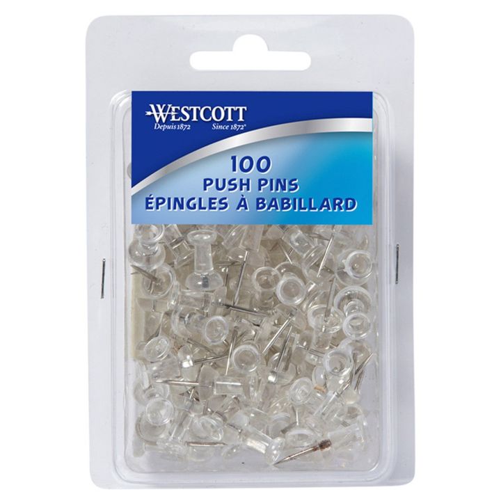 Bte 100 épingles clairs