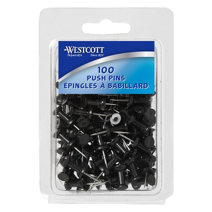 Bte 100 épingles noir