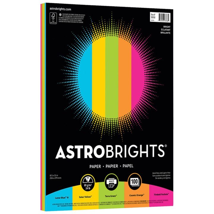 Pqt 100 feuilles couleurs