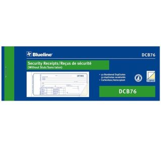 Reçus de sécurité DCB76