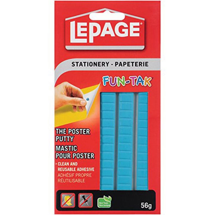 Lepage - Mastic de fixation "fun-tak", gommette bleue