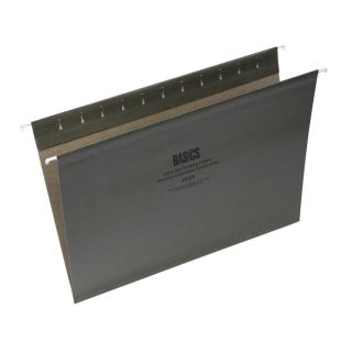 Dossiers suspendus Basics®, Vert standard, Format lettre, 25/bte