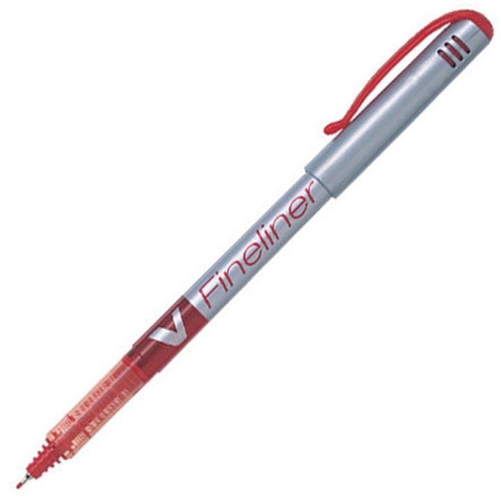 Marqueur feutre Fineliner, pte fine, rouge