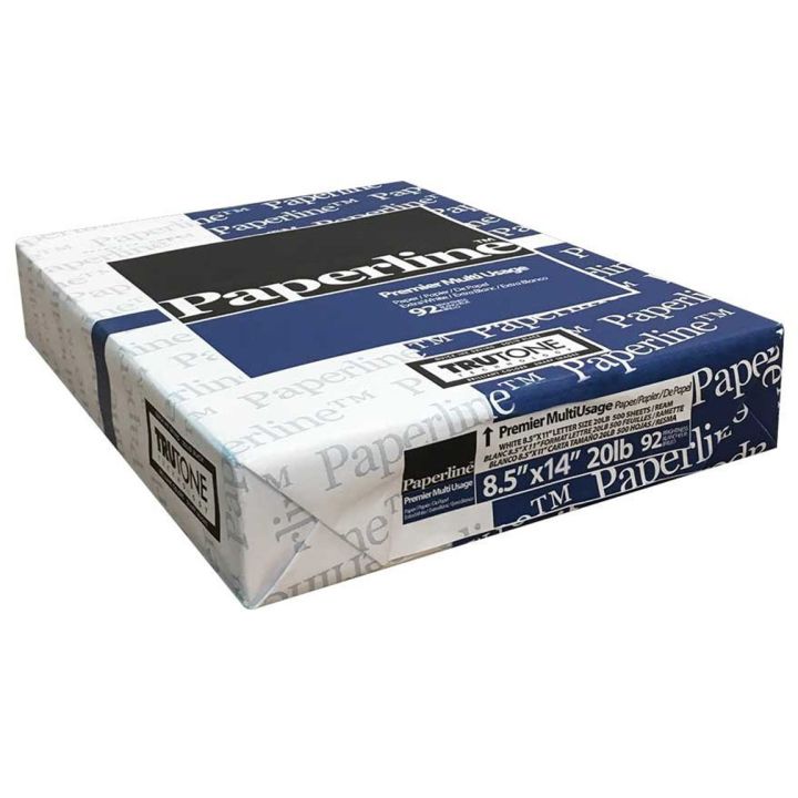 Papier blanc Paperline Format légal - 8½x14",  brillance 92, 20 lb