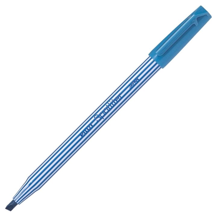 Marqueur Surligneur Fluorescent Pilot Spotliter Bleu à pointe bizeautée