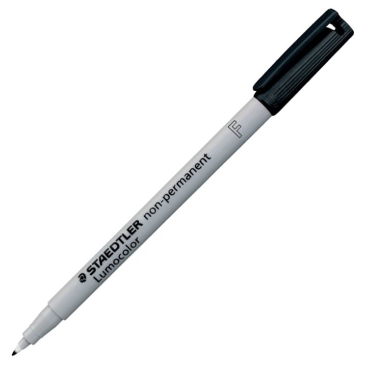 Marqueur non-permanent Lumocolor de Staedtler®, pointe fine, noir