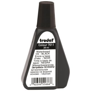 Encre de haute qualité 7011 de Trodat, 28 ml, noir