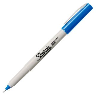 Marqueur Sharpie permanent bleu ultra-fin
