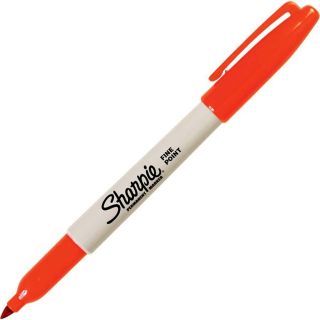 Marqueur Sharpie permanent orange pointe fine
