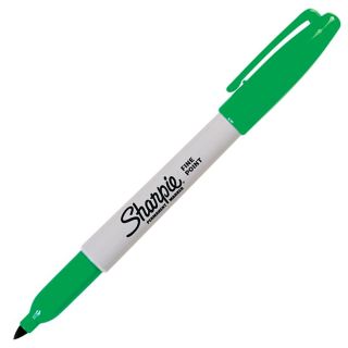Marqueur Sharpie permanent vert pointe fin