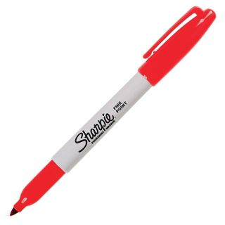 Marqueur Sharpie permanent rouge pointe fin