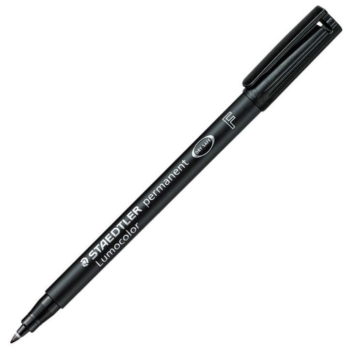 Marqueur permanent Lumocolor de Staedtler®, pointe fine, noir