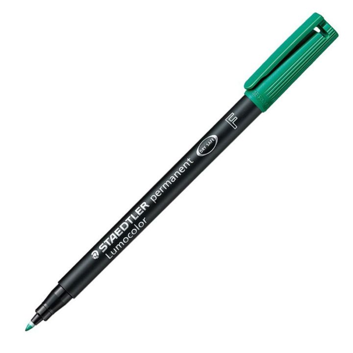 Marqueur permanent Lumocolor de Staedtler®, pointe fine, vert