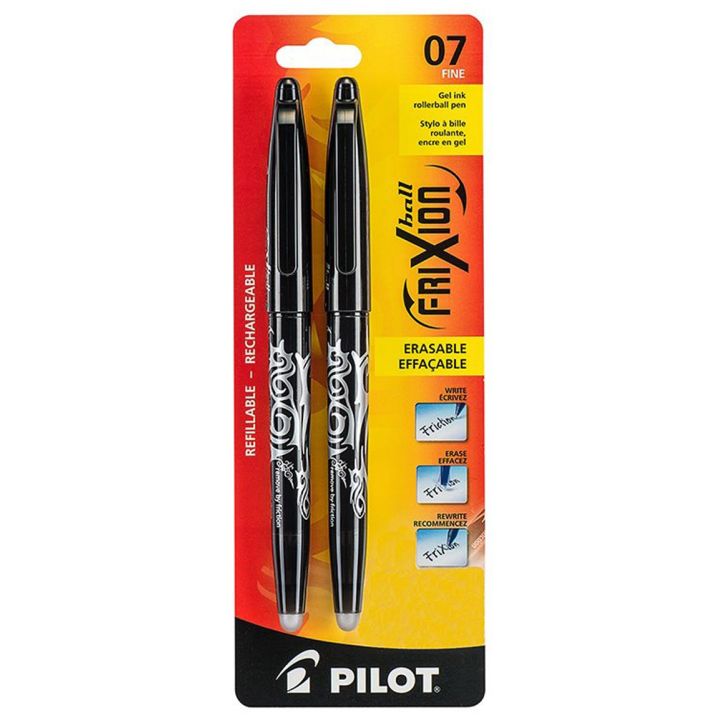Stylo à bille roulante effaçable FriXion® Ball Paquet de 2, noir