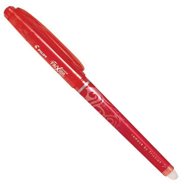 Stylo à encre gel effaçable Frixion de Pilot, 0,5 mm, Rouge, 2/pqt
