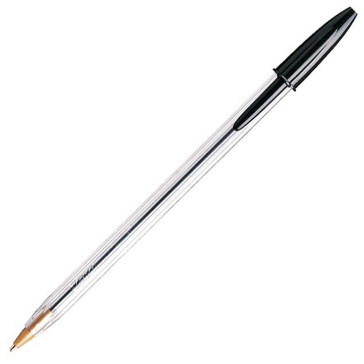 BIC® - Stylos à bille Cristal®, 1,0 mm, noir, paq./12