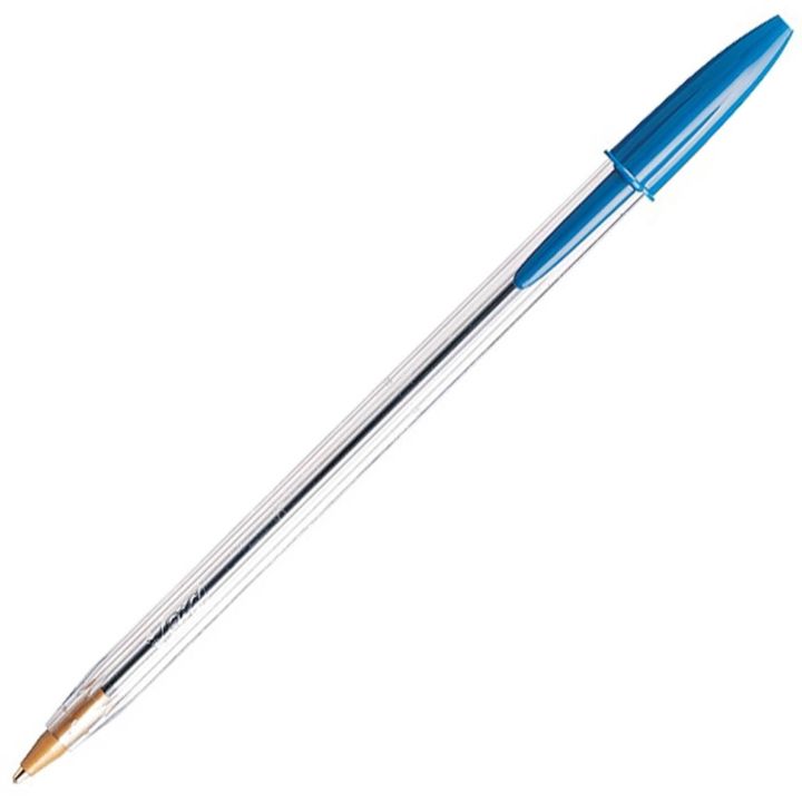 BIC® - Stylos à bille Cristal®, 1,0 mm, bleu, paq./12