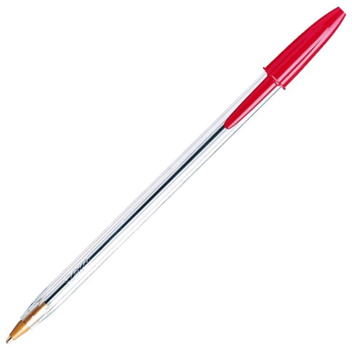 BIC® - Stylos à bille Cristal®, 1,0 mm, rouge, paq./12