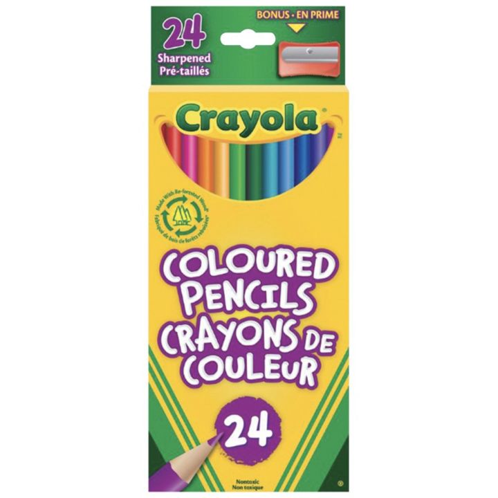 Crayons de couleur de Crayola, jeu/24