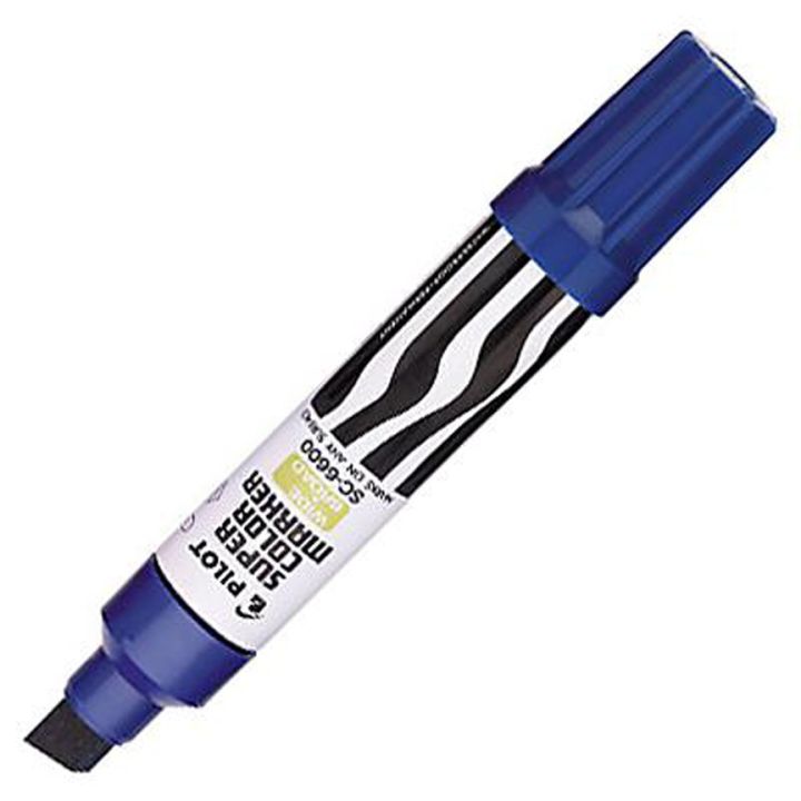 Marqueur permanent jumbo bleu
