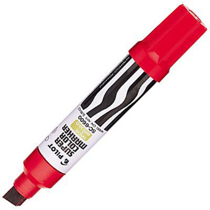 Marqueur permanent jumbo rouge