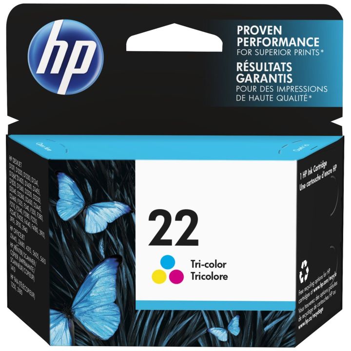 HP 22 Cartouche originale tricolore