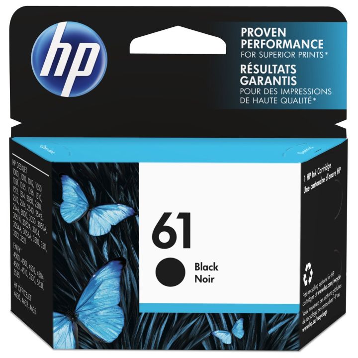 HP 61 Cartouche originale, encre noir, CH561WN, ~190 pages