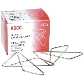Attaches-croisées Idéal Acco, 1-3/4 x 2-3/8 po, bte/12