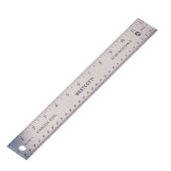 Règle 6 po/15 cm en acier inoxydable