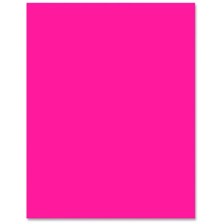 Carton bristol 22 x 28, Rose Fluorescent