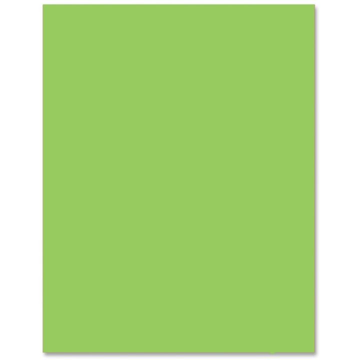 Carton bristol 22 x 28, Vert Fluorescent