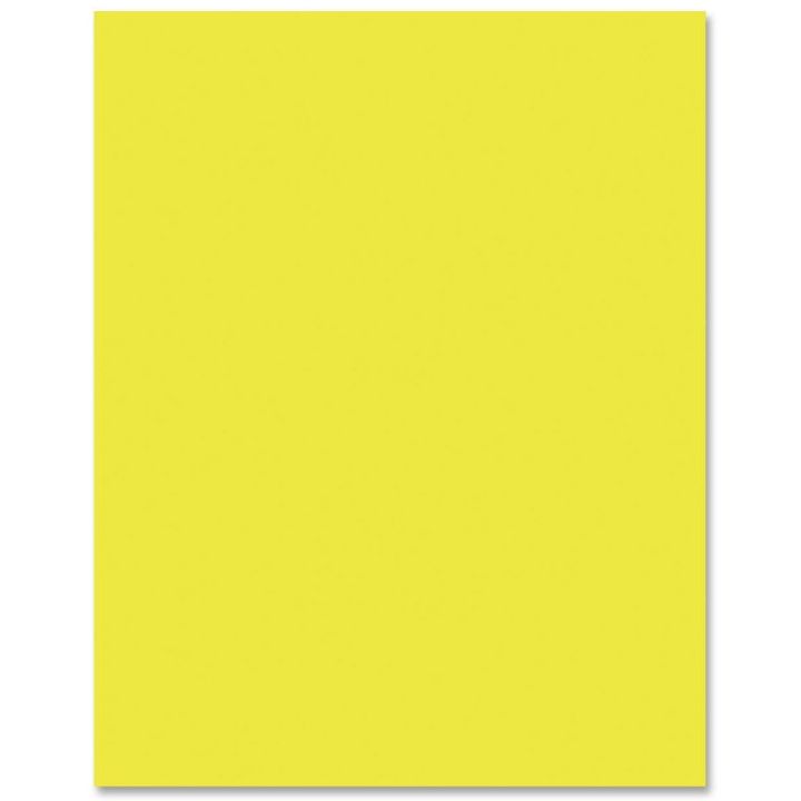 Carton bristol 22 x 28, Jaune Fluorescent