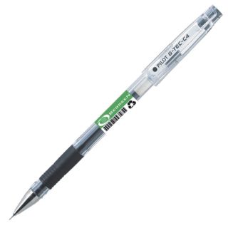 Stylo à bille BeGreen® G-Tec-C4 de Pilot®. 0,4 mm, noir