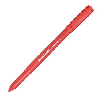 Stylo à bille à pointe moyenne de Paper Mate, rouge, 12/bte