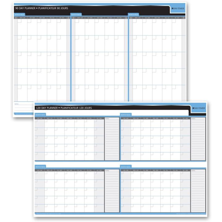 Planificateur Réversible 90/120 jours - 24x36"