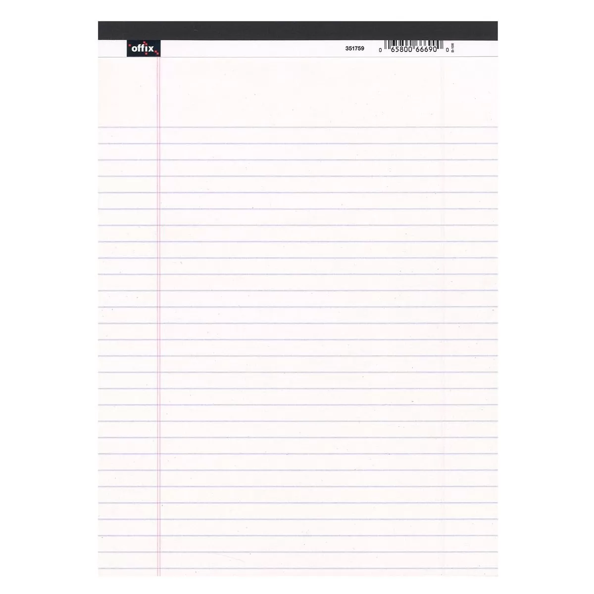 Tablette lignée 8-3/8 x 10-7/8" - Offix, 72 feuilles