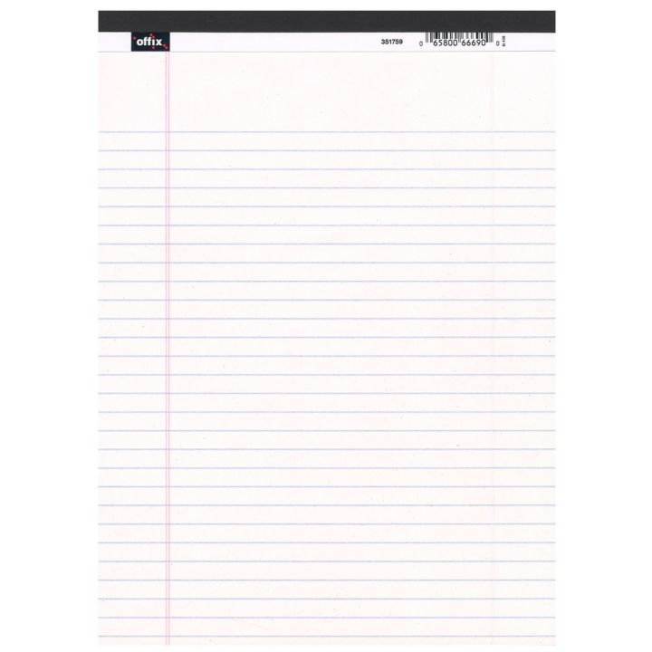 Tablette lignée 8-3/8 x 10-7/8" - Offix, 72 feuilles