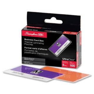 Boîte 100 pochettes à plastifier 2.2" x 3.7"