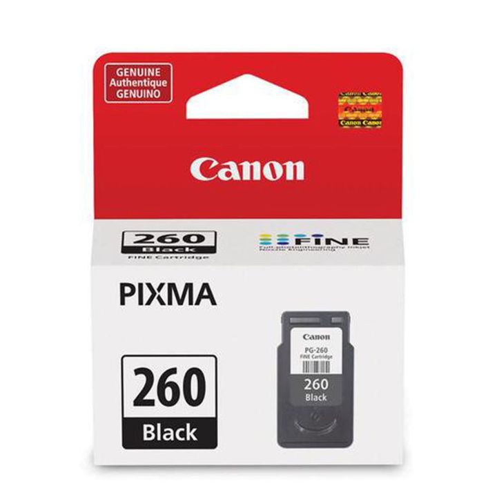 Canon PG-260 cartouche originale, encre noir, 3707C001, ~180 pages
