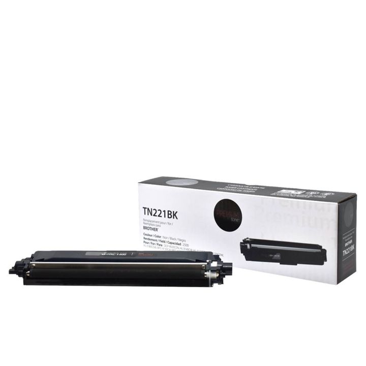 Brother TN221 Compatible Noir Premium Tone 2.5K